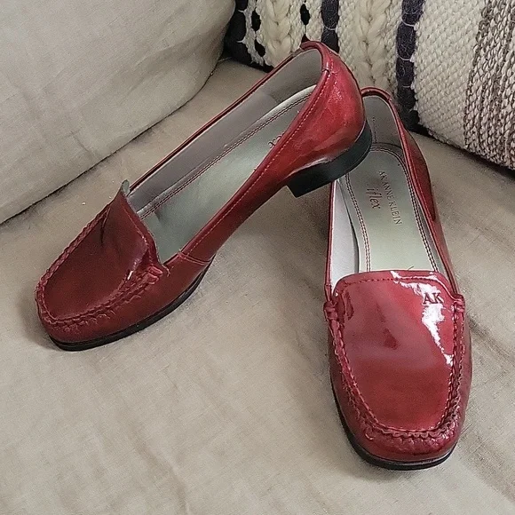Iflex Anne Klein Patent Loafer Anne Klein Iflex 7Vama3 Deep Red